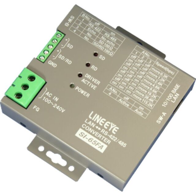 ラインアイ インターフェースコンバータ (LAN対応) 壁掛けモデル SI-65FA-L