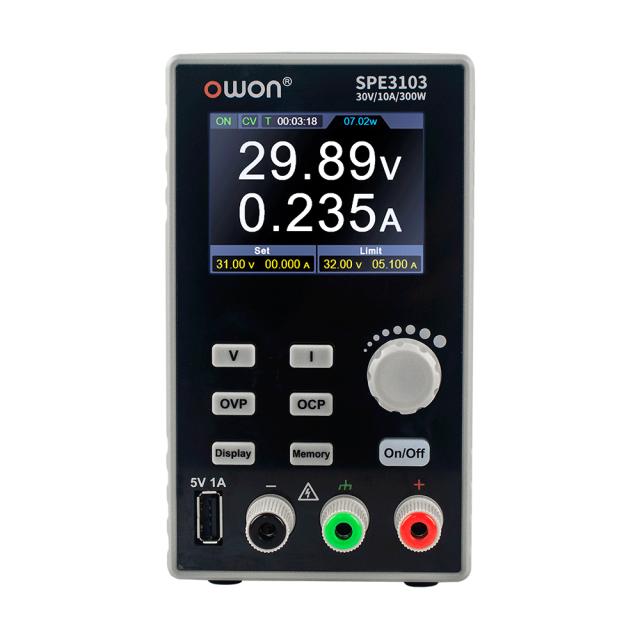 owon SPEシリーズ 1チャンネル電源 SPE6103