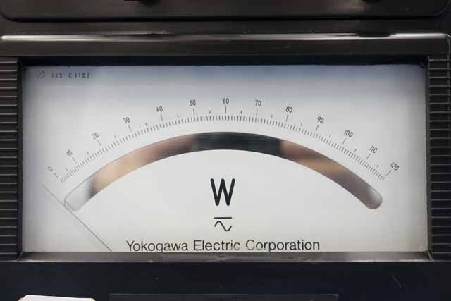 【中古】横河　単相低力率電力計（ワットメーター） 中古】横河単相低力率電力計（ワットメーター）