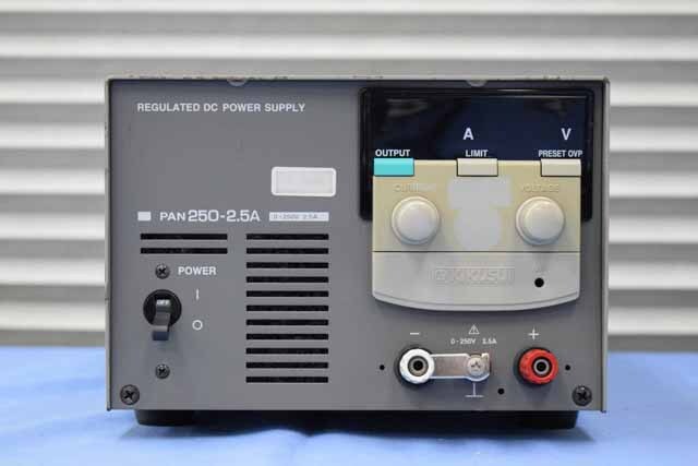 中古　菊水電子工業　直流安定化電源　PAN250-2.5A　(管理番号：UKK-04064)