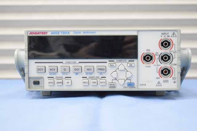 中古 アドバンテスト デジタルマルチメータ ADCE7351A (管理番号：UKK 