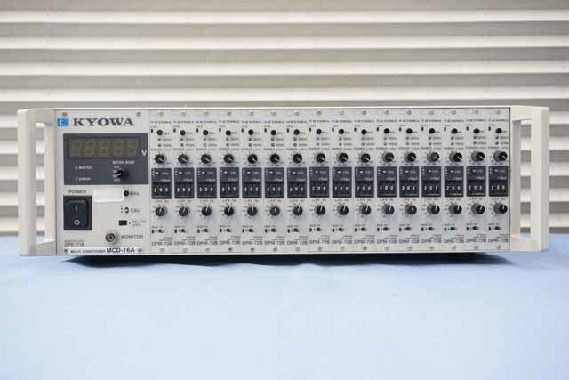 中古　共和電業　動ひずみ測定器　MCD-16A / DPM-71B(16台)　(管理番号：UKK-09811)