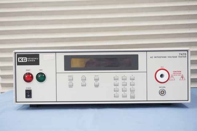 中古　計測技術研究所　AC耐電圧試験器　7470　(管理番号：UKK-10520)