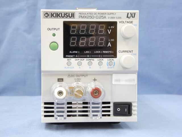 中古 菊水電子工業 直流安定化電源 PMX250-0.25A (200V入力仕様) (管理 
