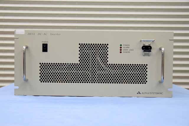 【 値下げしました 】　中古　アルファーシステム　DC-ACインバータ　2KG100-100A　(管理番号：UKK-10899)