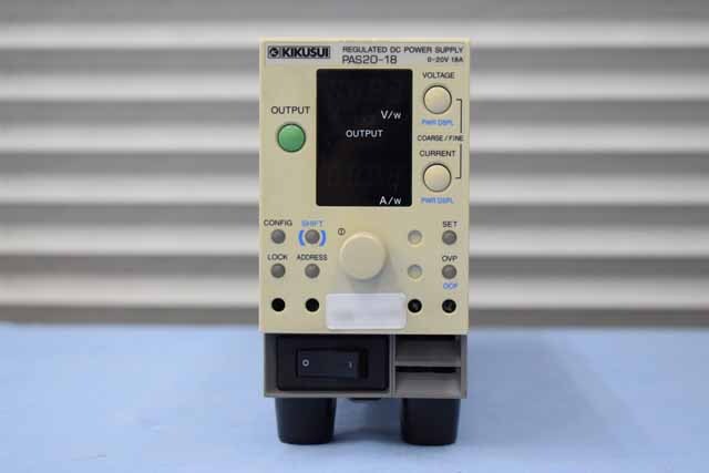 中古 菊水電子工業 直流安定化電源 PAS20-18 (管理番号：UKK-11206 