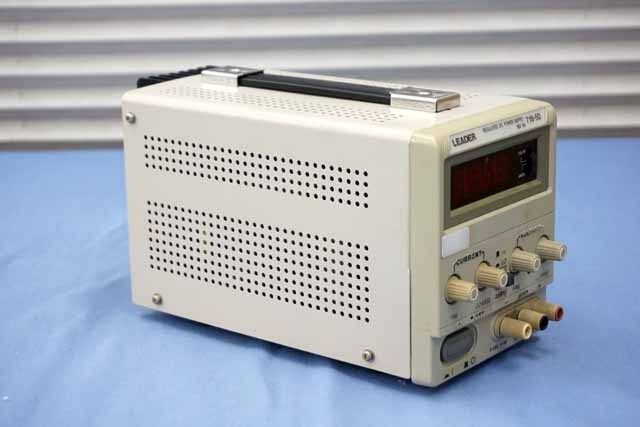 中古 リーダー電子 直流安定化電源 718-5D (管理番号：UKK-11504