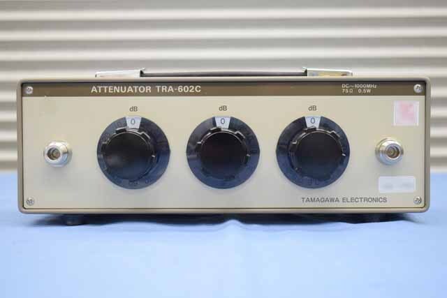 中古　多摩川電子　可変減衰器　TRA-602C　(75Ω)　（管理番号：UKK-11794)