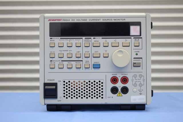 中古　アドバンテスト　直流電圧/電流源・モニタ　R6244  　(管理番号:UKK-11797)