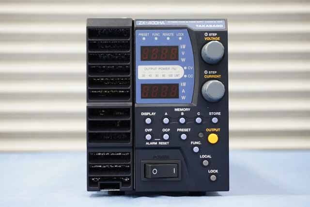中古　高砂製作所　直流安定化電源　ZX-400HA　(管理番号：UKK-12049)