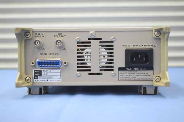 中古 横河電機 ファンクションジェネレータ FG120(706012) (管理番号 