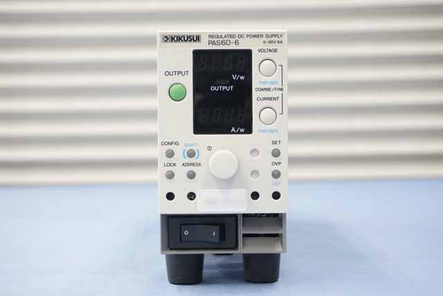中古　菊水電子工業　直流安定化電源　PAS60-6  (管理番号：UKK-12143)