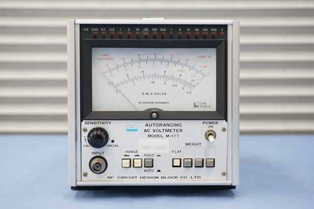 中古　エヌエフ回路設計ブロック　交流電圧計　M-177　(管理番号：UKK-12155)