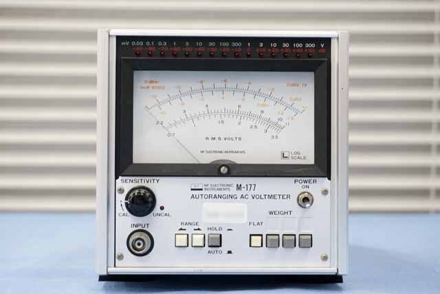 中古　エヌエフ回路設計ブロック　交流電圧計　M-177　(管理番号：UKK-12157)