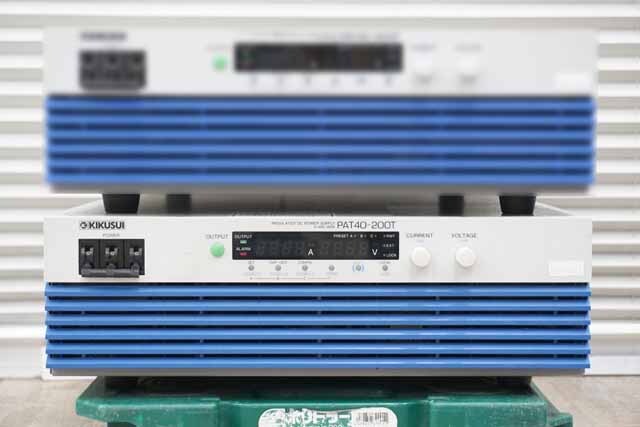 中古　菊水電子工業　直流安定化電源　PAT40-200T　(管理番号：UKK-12441)