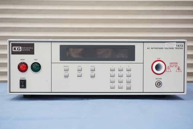 中古　計測技術研究所　AC耐電圧試験器　7473　(管理番号：UKK-12443)