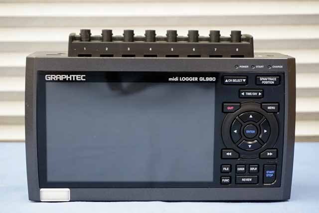 中古　グラフテック　データロガー　GL980　(管理番号：UKK-12618)