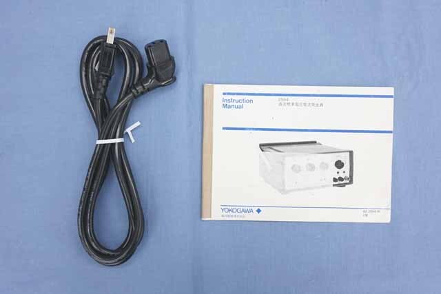 中古 横河電機 直流電圧電流発生器 2554-00 (管理番号：UKK-12622
