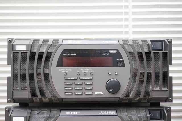 中古　エヌエフ回路設計ブロック　交流電源　EPO2000X　(管理番号：UKK-12838)
