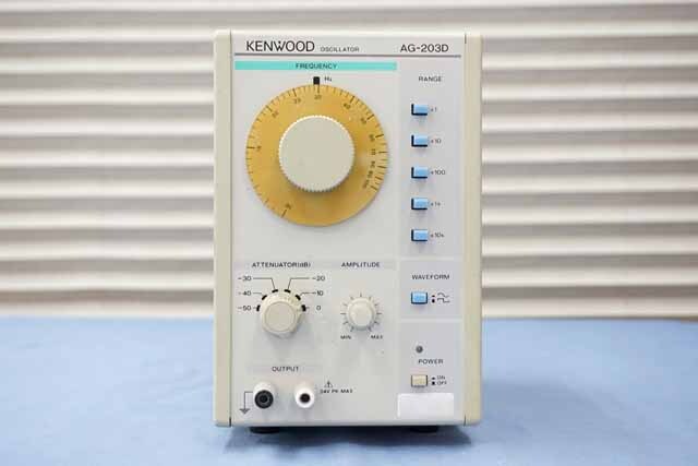 中古　テクシオ　低周波発振器　AG-203D　(管理番号：UKK-12860)
