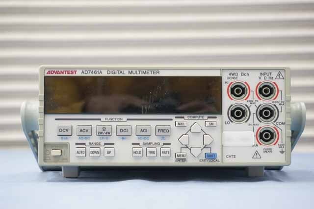 中古　アドバンテスト　デジタルマルチメータ　AD7461A　(管理番号：UKK-12888)