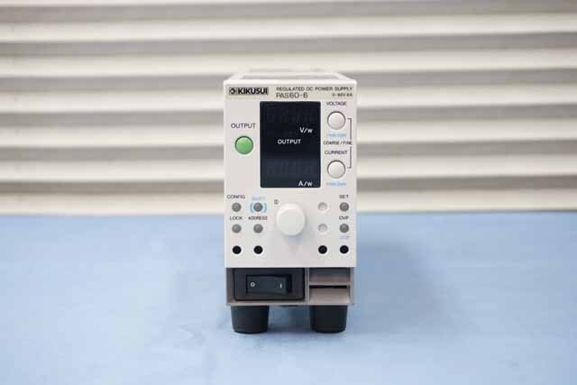 中古　菊水電子工業　直流安定化電源　PAS60-6  (管理番号：UKK-13172)
