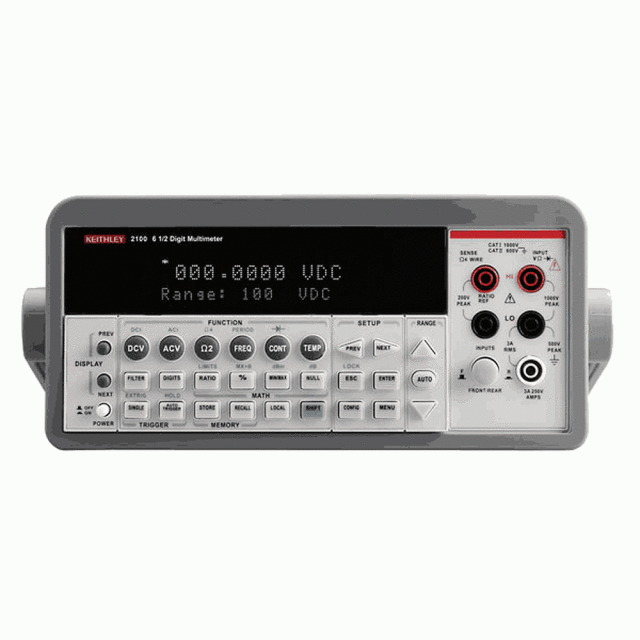 KEITHLEY 6.5桁USBデジタルマルチメータ 100V 2100/100型