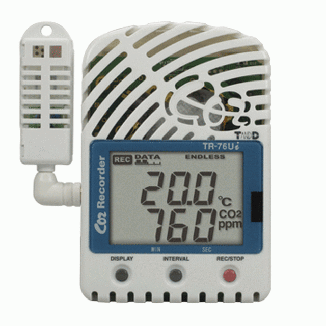 T&D 温湿度 CO2データロガー TR76Ui 計測器ランド