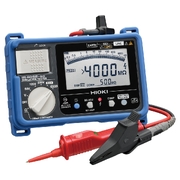 HIOKI 絶縁抵抗計 スイッチ付きリードセット・ケース他付属 別売ワイヤレスアダプタ対応 IR4052-52