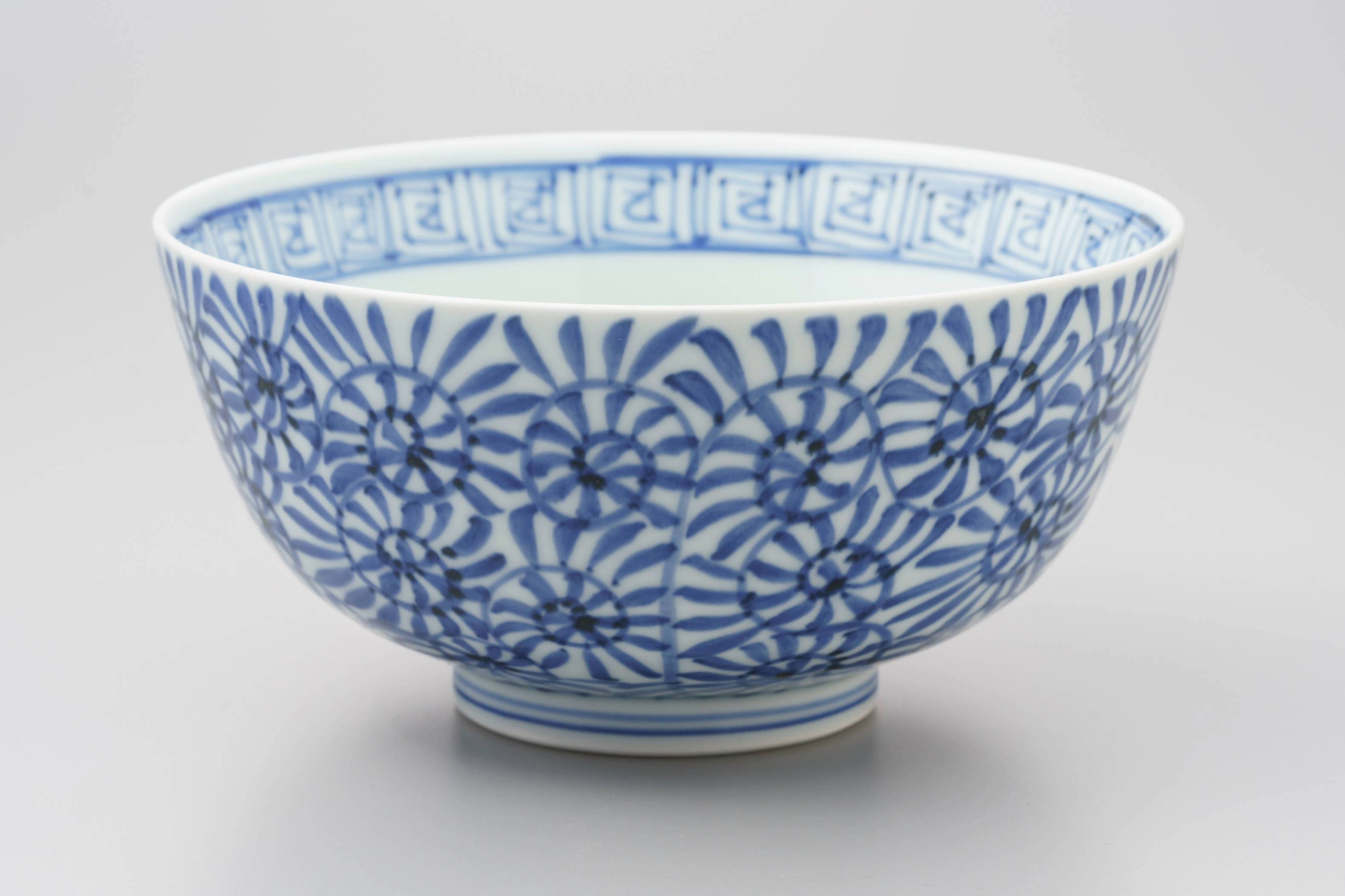 染付蛸唐草5.5寸段入丼