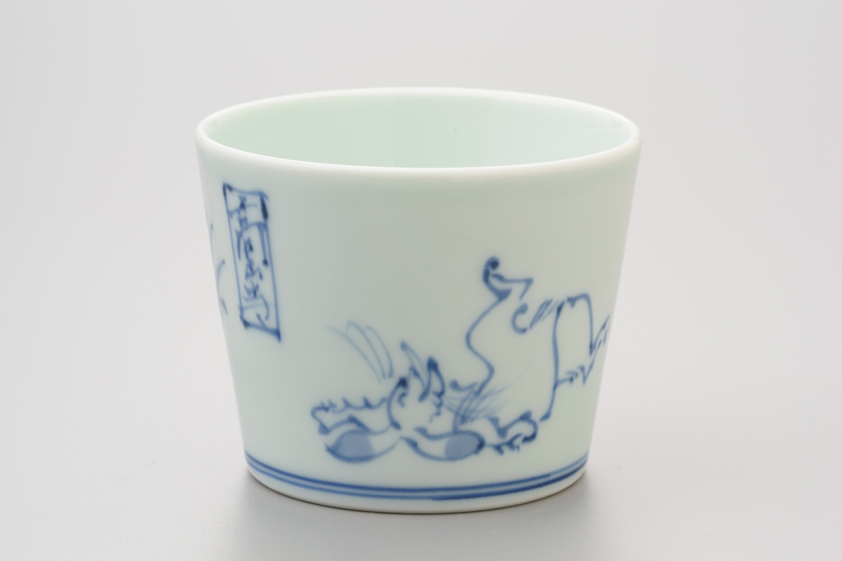 染付高山寺そば猪口