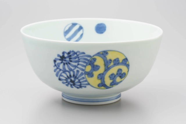 染錦蛸唐草丸紋5.5寸段入丼