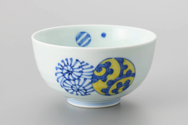 染錦蛸唐草丸紋4.7寸段入丼