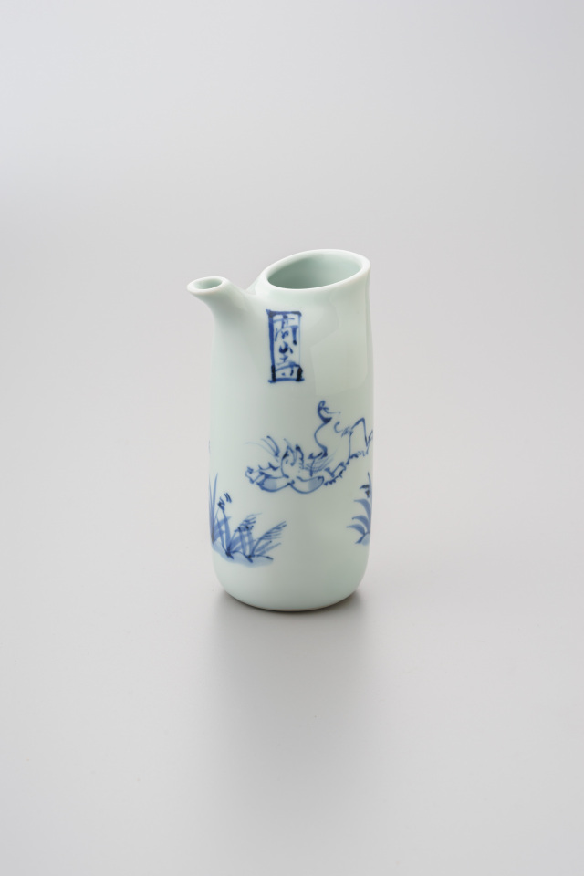 注器MS染付高山寺・有田焼渓山窯の酒器です。