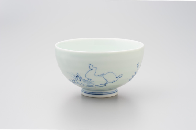 染付高山寺段入茶付（中）