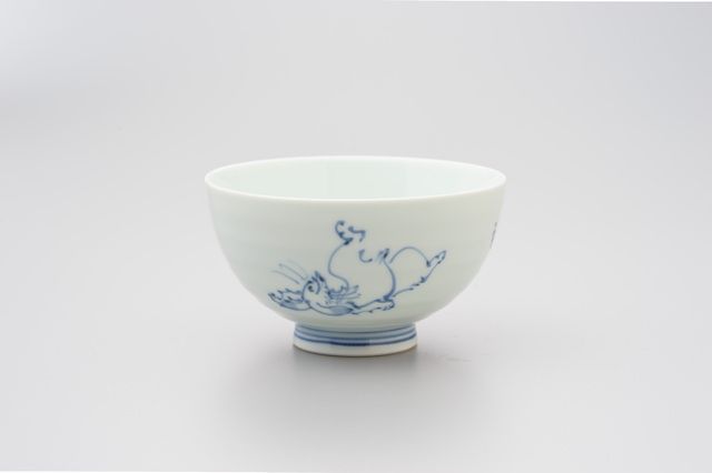 染付高山寺段入茶付（小）