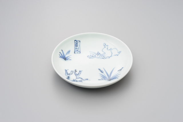 訳あり商品30%off 染付高山寺5寸皿