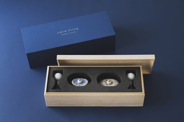 【新品】有田焼アートヒルズ窯　パール雛人形　陶磁器　置物 新品】有田焼アートヒルズ窯 パール雛人形 陶磁器 置物