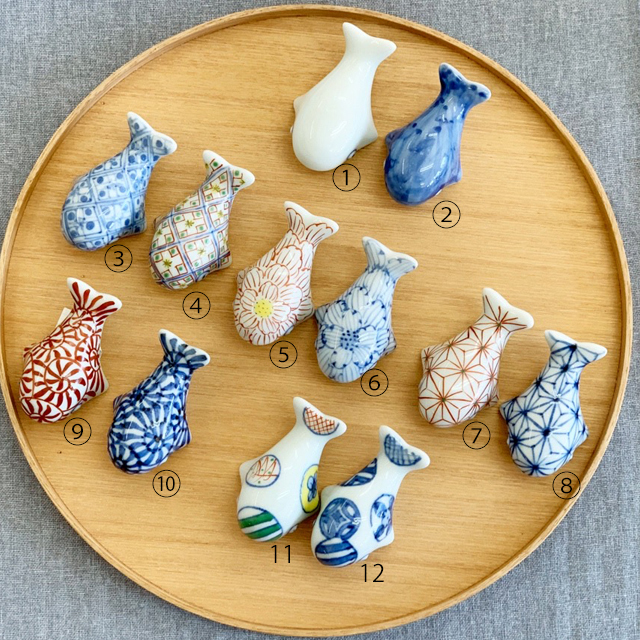 鯨型箸置き ユニーク 4個セット