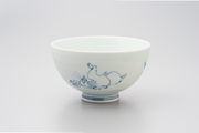 染付高山寺段入茶付（大）