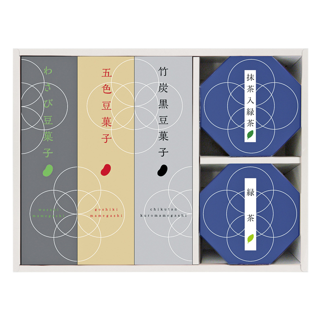 〈豆和菓〉　豆菓子・お茶詰合せ　No.20