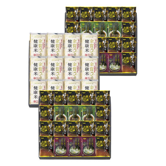 千莉菴　からだにやさしさ＋　国産フリーズドライ　ほうおうスープ　「金賞健康米」セット　No.184