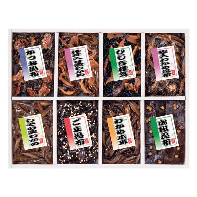 廣川昆布　御昆布　佃煮8品詰合せ　No.30