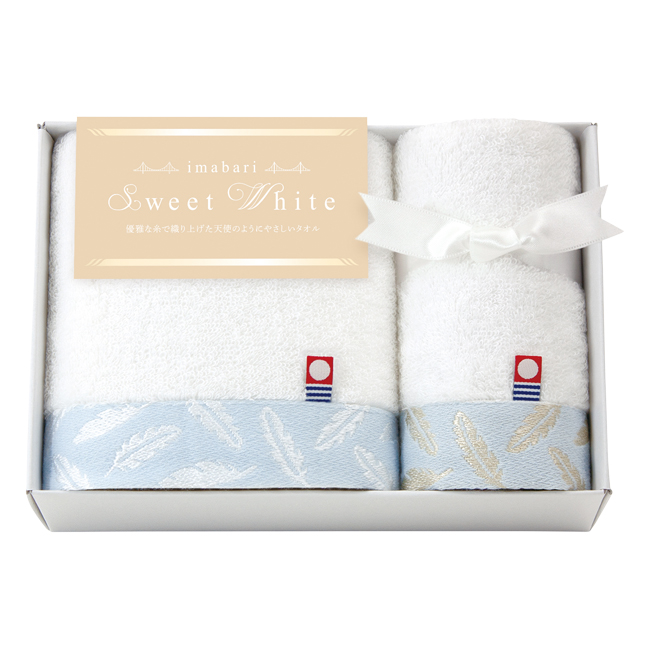 今治スイートホワイト　フェイス・ハンドタオルセット　No.30