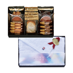 コンビネーションギフト　ベイクドスイーツセレクション＆今治タオルセット　No.50