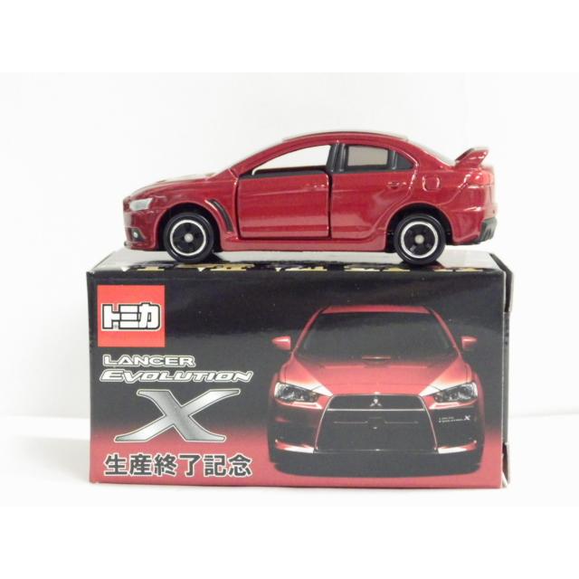 トミカ 三菱ランサーエボリューション ミニカー 4点セット（万引き防止シール） トミカ 三菱ランサーエボリューション ミニカー 4点セット