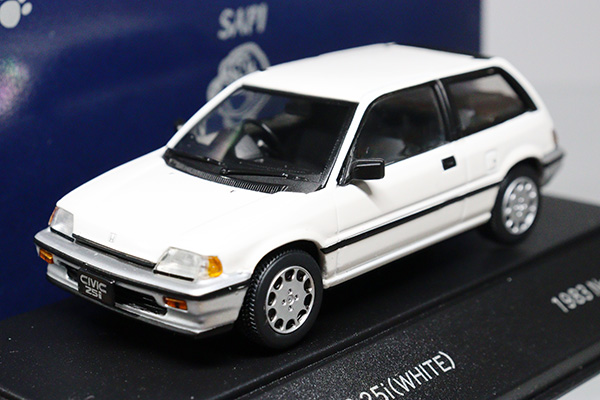 ミニカーショップ ケンボックス 1/43スケール ホンダシビック 25i(白