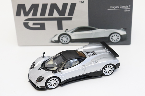 MINI GT 1/64 パガーニ ゾンダ F シルバー 305 右ハンドル MINI GT 1/64 パガーニ ゾンダ F シルバー- ミニカー専門店 RideON