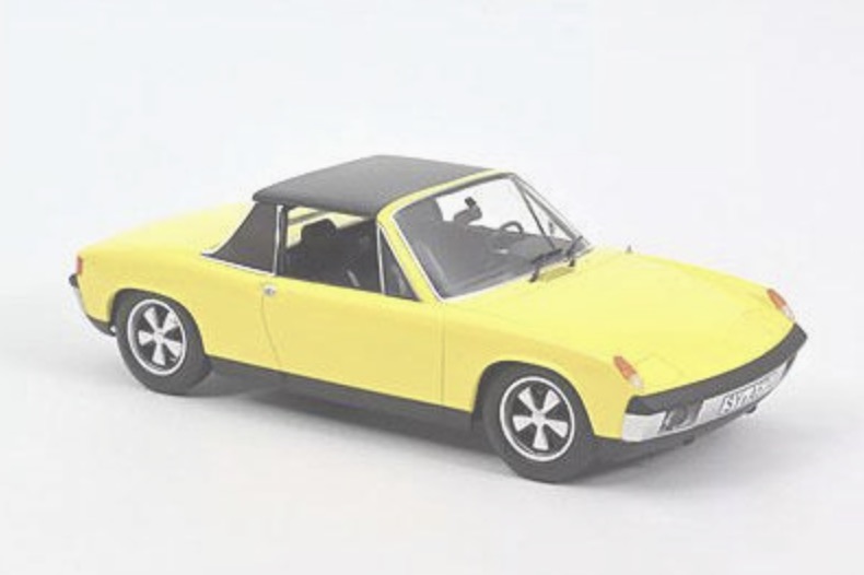 【新品未開封】ノレブ 1/18 ポルシェ 914イエロー ブラック ミニカーショップ ケンボックス 1/18スケール☆187689☆ポルシェ