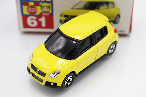 スイフトスポーツ ミニカー Amazon | トミカ No.61 スズキ スイフトスポーツ 赤箱 ロゴ青字